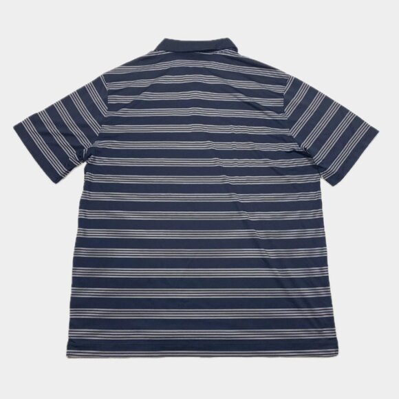 Nike Golf Tour Performance Dri-Fit Polo Shirt XXL - Blue Striped - Picture 4 of 4